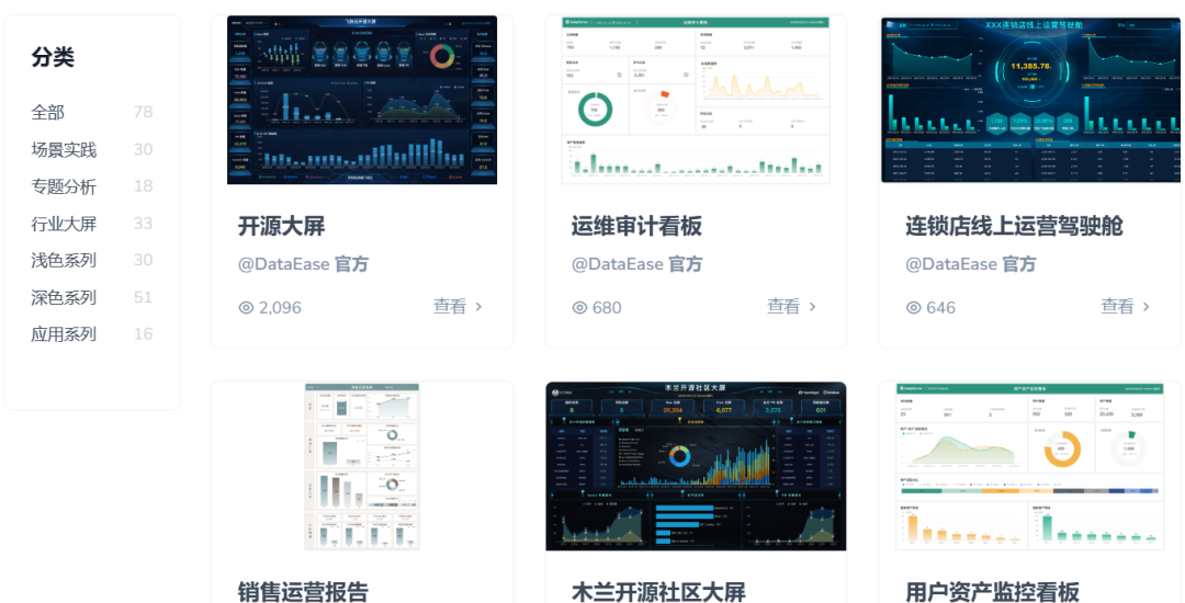 人人可用的开源数据可视化分析工具，可在线体验